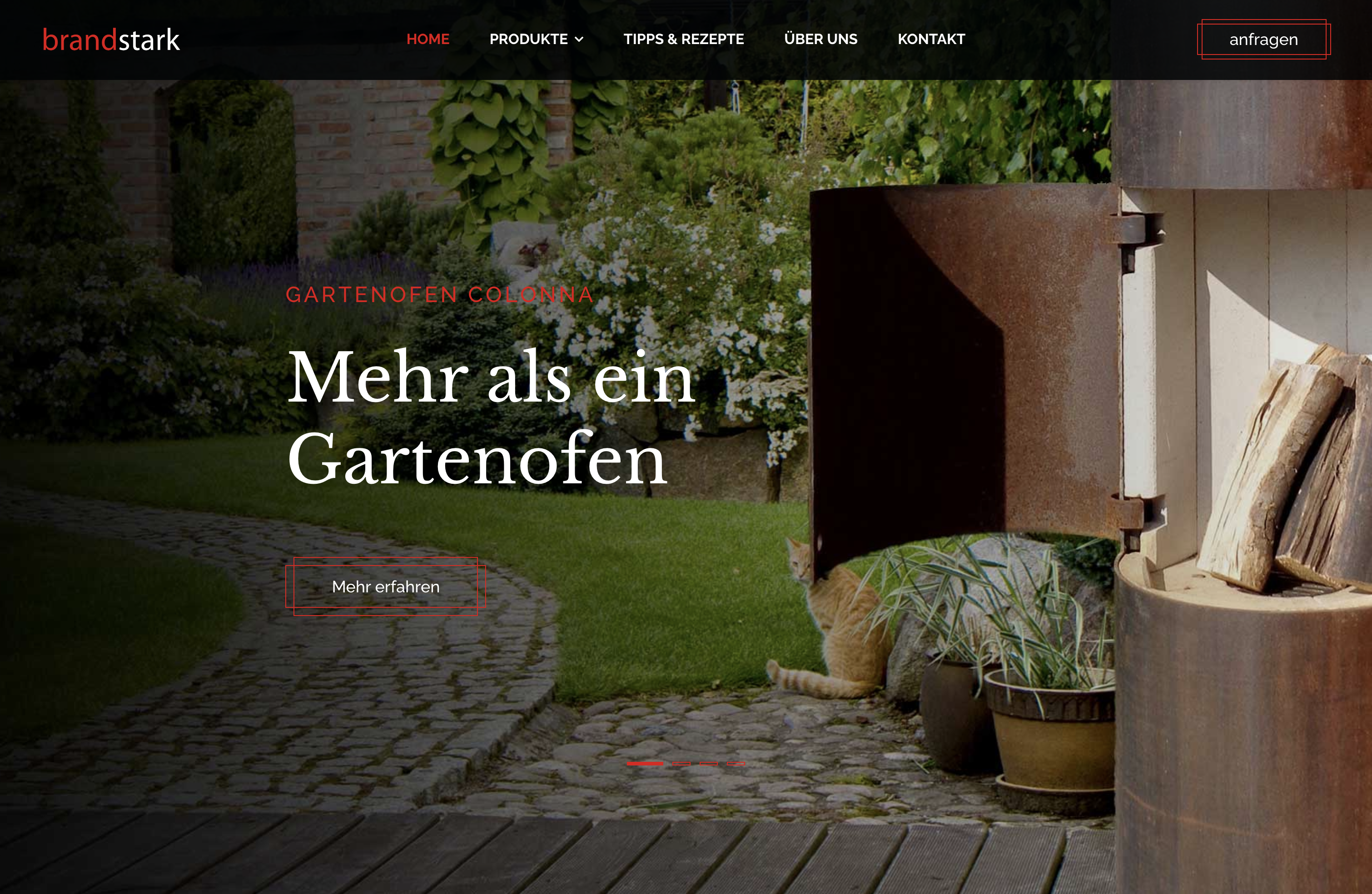 Website brandstark.ch