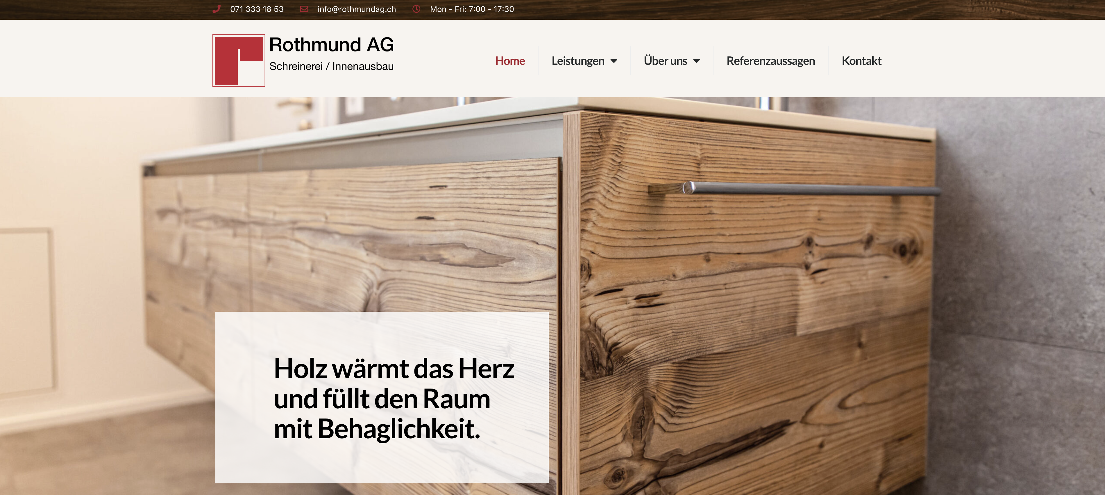 Website brandstark.ch